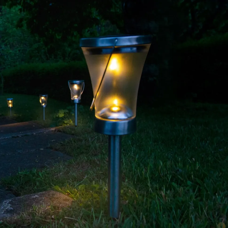 5146408 LED-solcellelampe deko, med jordspyd 8 stk