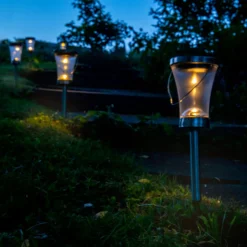 5146408 LED-solcellelampe deko, med jordspyd 8 stk