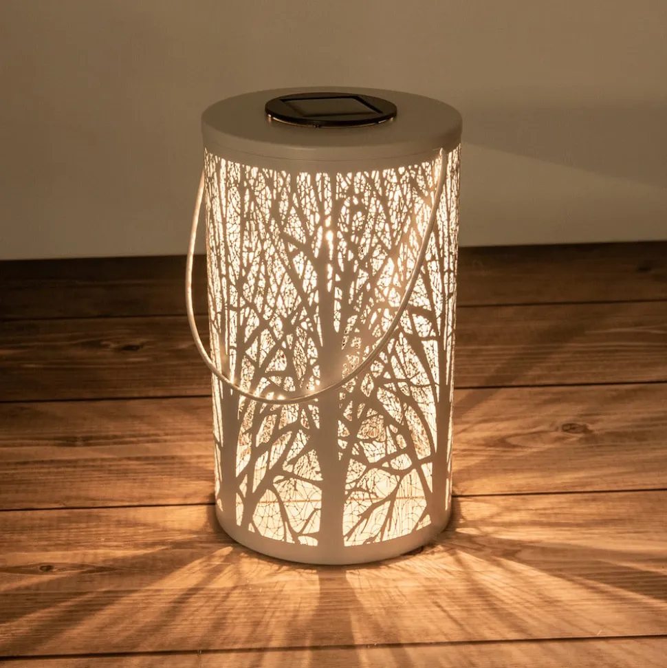 5266523 LED-solcellelygte med skovmotiv