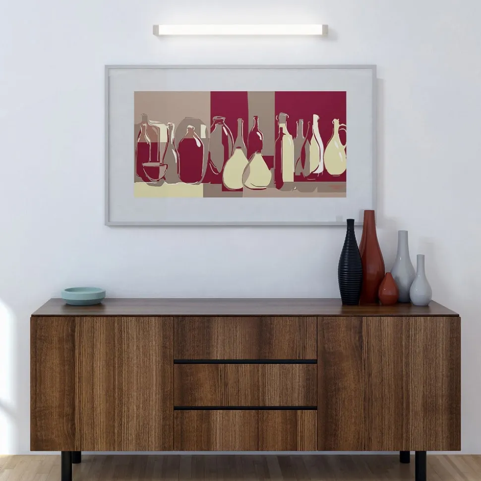 512 LED-spejllampe, 3.000 K, 35 cm, hvid