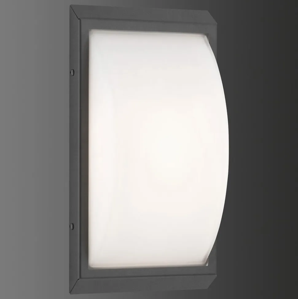 053 udendørs væglampe med bevægelsessensor, grafit