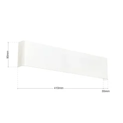 Accent LED-væglampe med up-/downlight, hvid