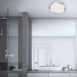 Acorus LED-loftslampe, IP44, stjernedekor, Ø 33 cm