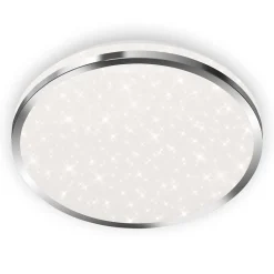 Acorus LED-loftslampe, IP44, stjernedekor, Ø 28 cm