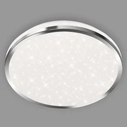 Acorus LED-loftslampe, IP44, stjernedekor, Ø 28 cm