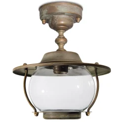 Adessora udendørs loftslampe, saltv.res, Ø 26,5 cm