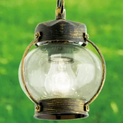 Af bobleglas - hængel. Margerite, udendørs brug