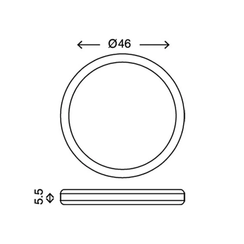 Afskærmning til Attach Plus-indbygningsarmaturer, sæt med 6 stk