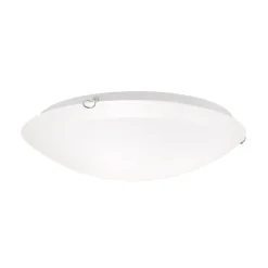 Agada loftslampe, opalglas, krom, 50 cm