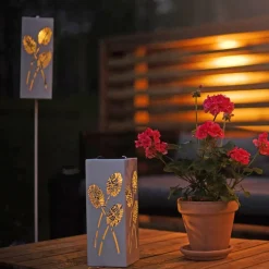 Albaleaf LED-solcellelampe, 2 mulige anvendelser