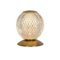 Allure bordlampe messingfarvet, stål, akryl