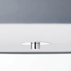 Andria loftslampe i tekstil, 60 cm, lysegrå