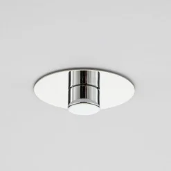 Andria loftslampe i tekstil, 60 cm, lysegrå