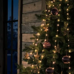 App styret LED trælyskæde indendørs 240 lyskilder