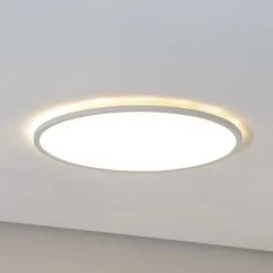 Aqua LED-panel, Ø 50 cm, hvid, metal/plast CCT dæmpbar