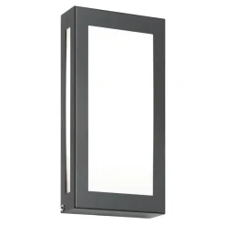 Aqua Rain Mini LED-væglampe, sensor, antracit