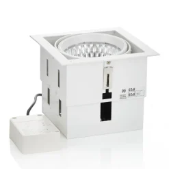 Arcchio Adin LED-indbygningslampe, 4.000K, 25,9W, hvid