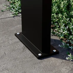 Arcchio Advik LED-vejlampe, 60 cm, antracit, sensor, IP54