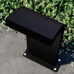 Arcchio Advik LED-vejlampe, IP65, 60 cm, antracit, metal