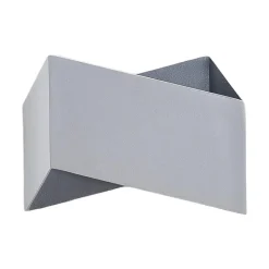 Arcchio Assona væglampe, hvid-sølv