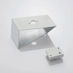 Arcchio Assona væglampe, hvid-sølv