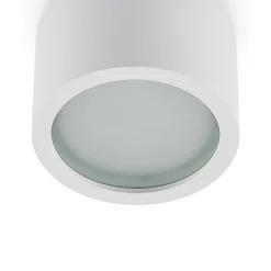 Arcchio downlight Nieva, GX53, hvid, rund, Ø 10cm, metal