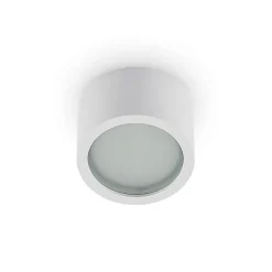 Arcchio downlight Nieva, GX53, hvid, rund, Ø 10cm, metal