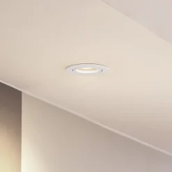 Arcchio downlight Zyron, hvid, Ø 8,2 cm