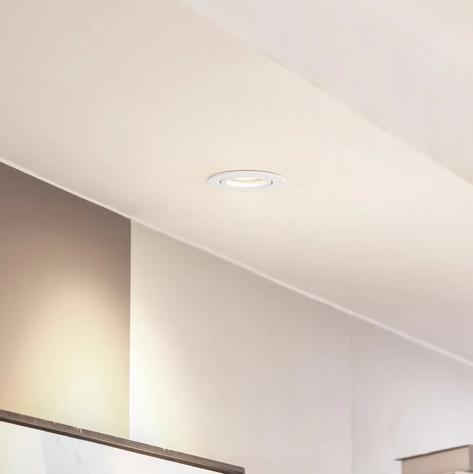 Arcchio downlight Zyron, hvid, Ø 8,2 cm