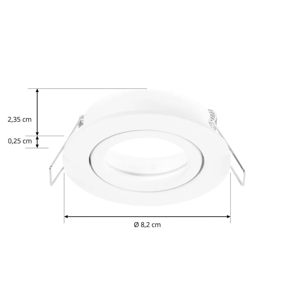 Arcchio downlight Zyron, hvid, Ø 8,2 cm