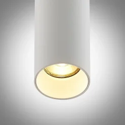 Arcchio Ejona pendellampe, højde 15 cm, hvid, aluminium