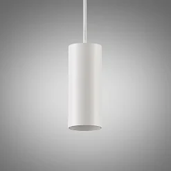 Arcchio Ejona pendellampe, højde 15 cm, hvid, aluminium