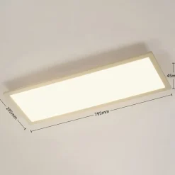Arcchio Enja LED-panel, 79,5 cm x 29,5 cm