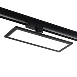 Arcchio Hairis LED-panel, 30 cm, sort, 3000 K