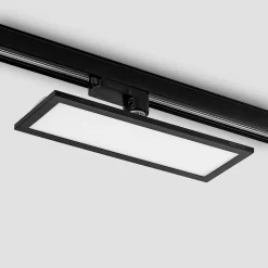 Arcchio Hairis LED-panel, 30 cm, sort, 3000 K