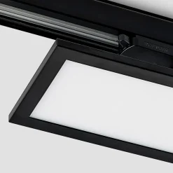 Arcchio Hairis LED-panel, 30 cm, sort, 3000 K