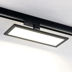 Arcchio Hairis LED-panel, 30 cm, sort, 4000 K