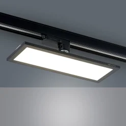 Arcchio Hairis LED-panel, 30 cm, sort, 4000 K