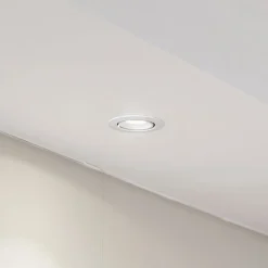 Arcchio Harcos LED-downlight, hvid, Ø 8 cm, 4.000K