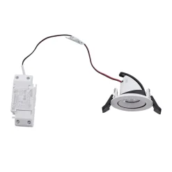 Arcchio Harcos LED-downlight, hvid, Ø 8 cm, 4.000K
