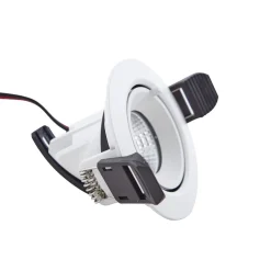 Arcchio Harcos LED-downlight, hvid, Ø 8 cm, 4.000K