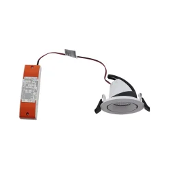 Arcchio Harcos LED-downlight, hvid, Ø 11 cm, 4.000K