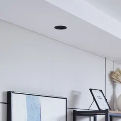 Arcchio Harcos LED-downlight, sort, Ø 8 cm, 4.000K