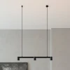 Arcchio hængelampe Brinja, sort, 90 cm, 3 lyskilder, GU10