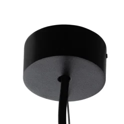 Arcchio hængelampe Brinja, sort, 90 cm, 3 lyskilder, GU10