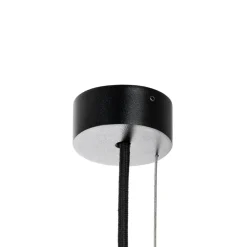 Arcchio hængelampe Brinja, sort, 120 cm, 5 lyskilder, GU10