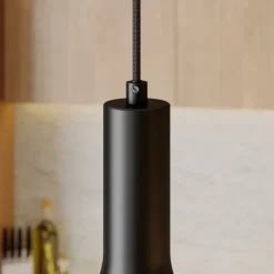 Arcchio hængelampe Cosmina, 1 lyskilde, sort, metal