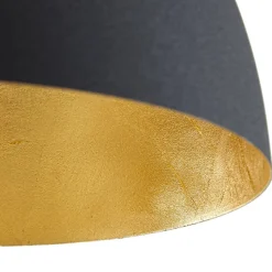 Arcchio hængelampe Cosmina, 3 lyskilder, længde 90 cm, sort