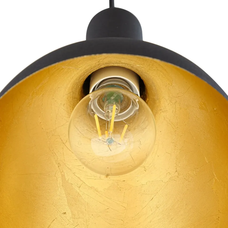 Arcchio hængelampe Cosmina, 3 lyskilder, længde 90 cm, sort