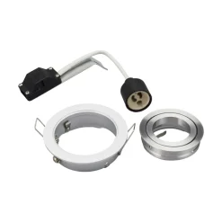 Arcchio indbygget loftspot Sophia, aluminium, rund